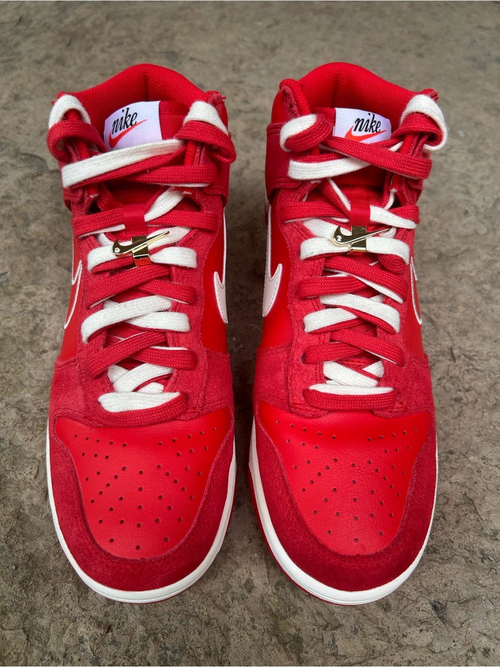 NIKE Dunk High SE 'First Use Pack - University Red'-Women’s size 9.5 (Men’s 8) - Picture 3 of 9